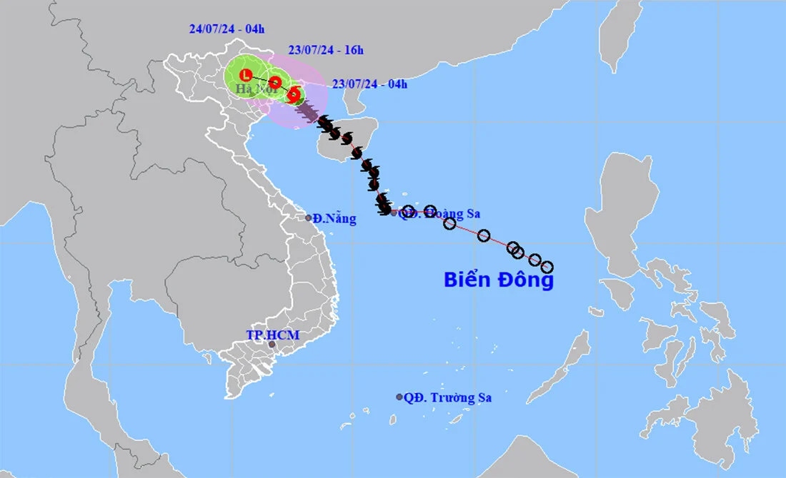 bao so 2 cach dao hai nam trung quoc khoang 180km, giat cap 10 hinh anh 1